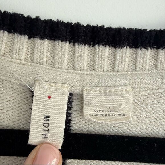 ANTHROPOLOGIE MOTH | Window Pane Plaid Sweater - Picture 6 of 11